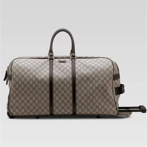 gucci rolling duffle bag|gucci duffle bag with wheels.